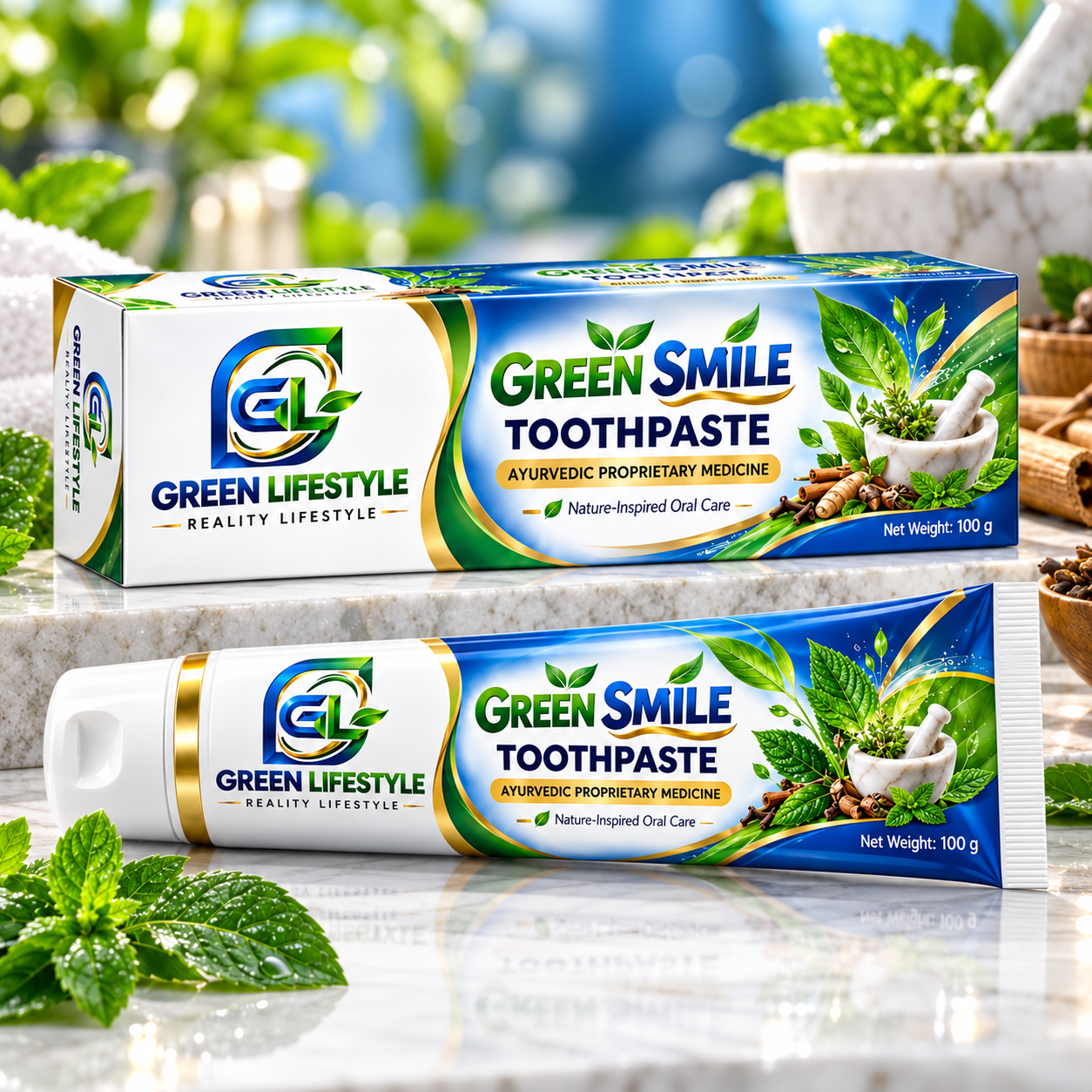 GREEN SMILE TOOTHPASTE - 100 GRAM