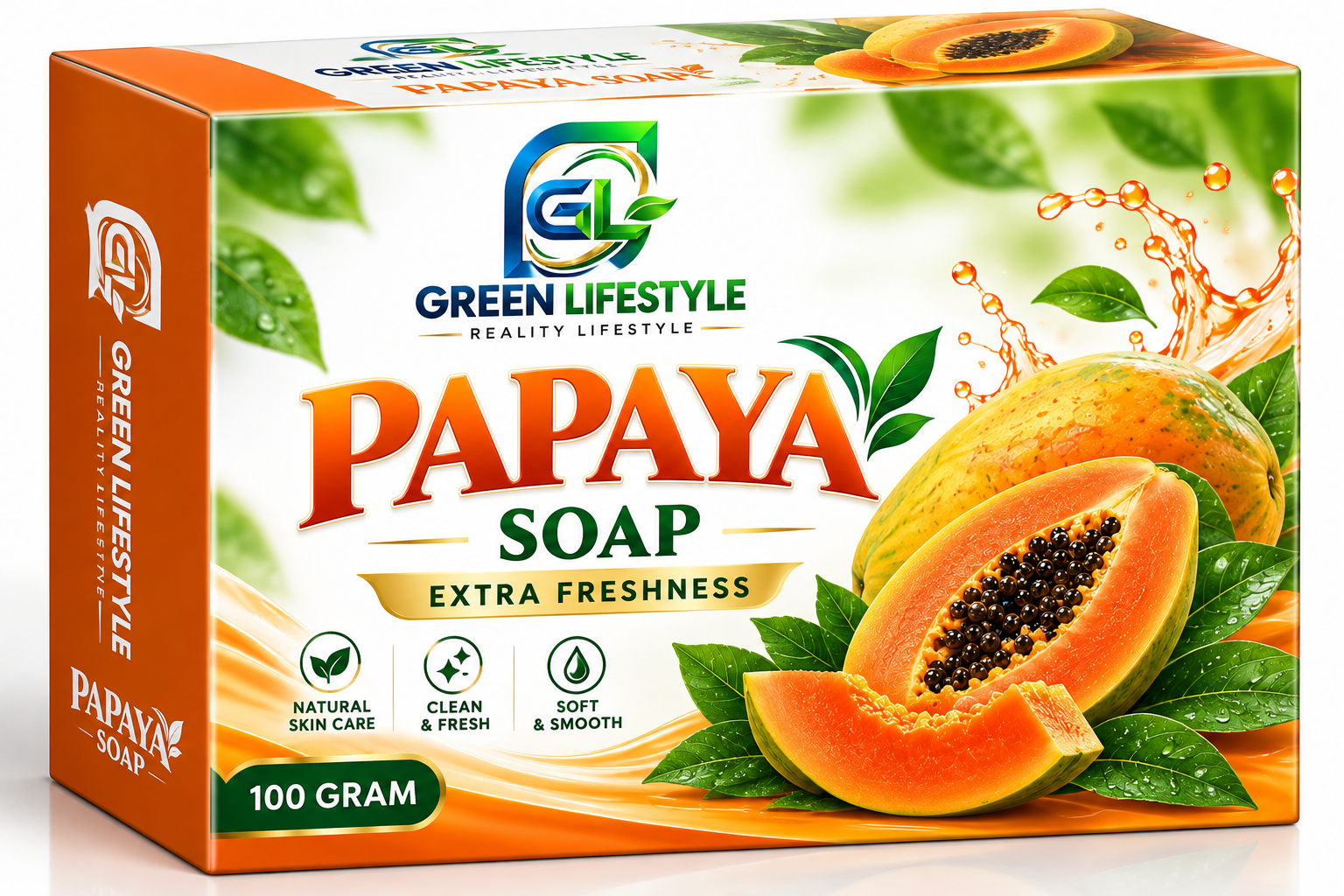 Papaya Soap - 100 Gram